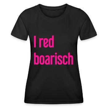 I red boarisch - Women's Functional T-Shirt - black - Front - AI Model Female 172 light (172cm)