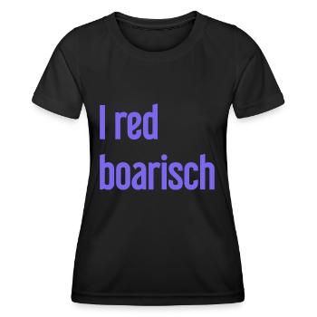 I red boarisch - Women's Functional T-Shirt - black - Front - AI Model Female 172 light (172cm)