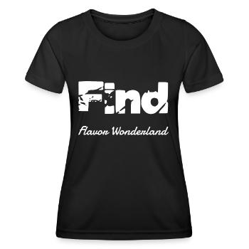 Cuisine magique Alchimie culinaire - T-shirt sport Femme - noir - Devant - AI Model Female 172 light (172cm)