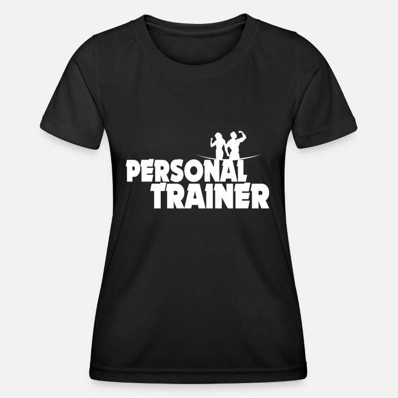 Certified Personal Trainer, Personal Trainer, GYM - Women's Functional T-Shirt - black