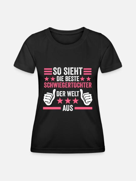 Beste Schwiegertochter Geschenk - Frauen Funktions-T-Shirt - Schwarz