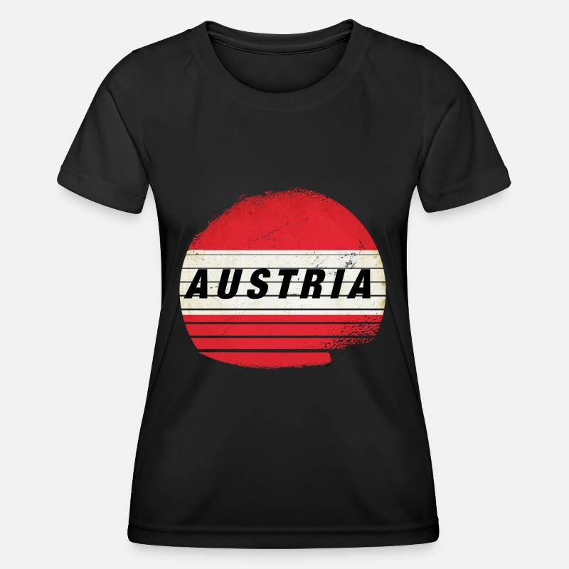 Austria, Austria - Women's Functional T-Shirt - black
