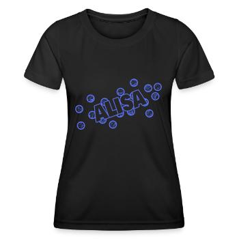 Liebe Alisa - Frauen Funktions-T-Shirt - Schwarz - Vorne - AI Model Female 172 light (172cm)