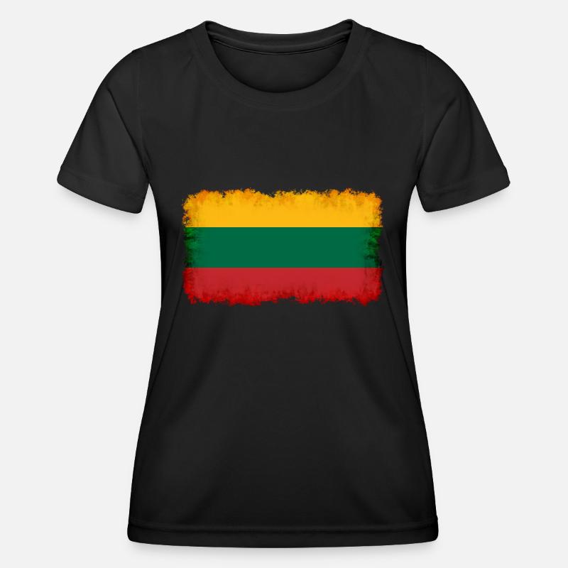 Lithuania - Women's Functional T-Shirt - black