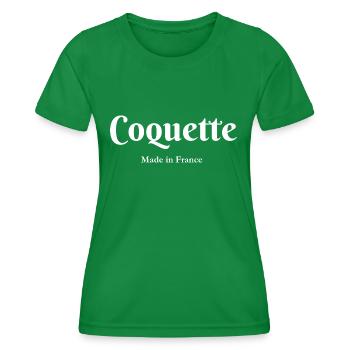 Coquette made in France - T-shirt sport Femme - vert - Devant - AI Model Female 172 dark (172cm)