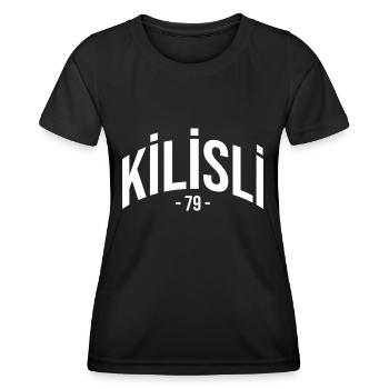Kilis 79 Turquie Turquie Turquie Cadeau Vacances Kilisli - T-shirt sport Femme - noir - Devant - AI Model Female 172 light (172cm)