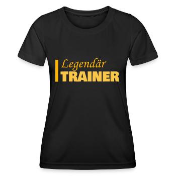 Profession Trainer - Women's Functional T-Shirt - black - Front - AI Model Female 172 light (172cm)