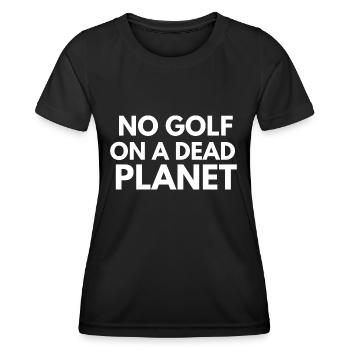 Pas de golfeur Travelers - T-shirt sport Femme - noir - Devant - AI Model Female 172 light (172cm)