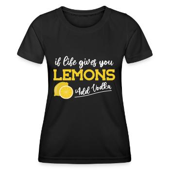 Vodka Wodka - T-shirt sport Femme - noir - Devant - AI Model Female 172 light (172cm)