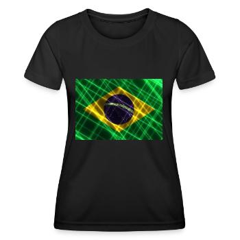 Brazil - Women's Functional T-Shirt - black - Front - AI Model Female 172 light (172cm)