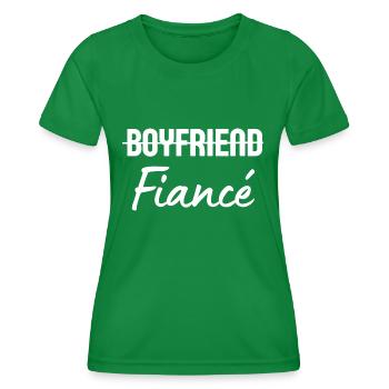 Boyfriend fiancé - T-shirt sport Femme - vert - Devant - AI Model Female 172 dark (172cm)