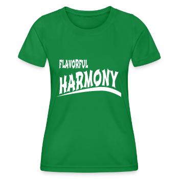 Plaisir culinaire communauté unité humour idée cadeau - T-shirt sport Femme - vert - Devant - AI Model Female 172 dark (172cm)