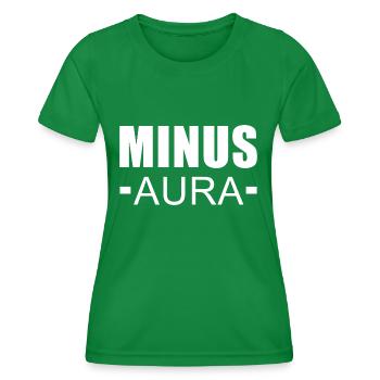 MINUS AURA - Women's Functional T-Shirt - kelly green - Front - AI Model Female 172 dark (172cm)