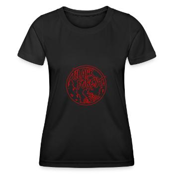 Forêt Noire - T-shirt sport Femme - noir - Devant - AI Model Female 172 light (172cm)