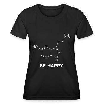 Biologist Bio Chemistry Sun Code Science - Women's Functional T-Shirt - black - Front - AI Model Female 172 light (172cm)