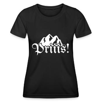 Schnupftabak Tabak Priis - Frauen Funktions-T-Shirt - Schwarz - Vorne - AI Model Female 172 light (172cm)