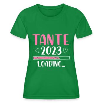 Tante 2023 Loading - Frauen Funktions-T-Shirt - Kelly Green - Vorne - AI Model Female 172 dark (172cm)