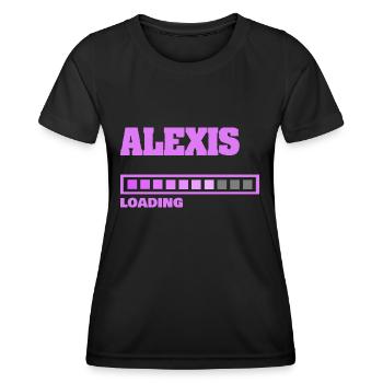Alexis bébé - T-shirt sport Femme - noir - Devant - AI Model Female 172 light (172cm)