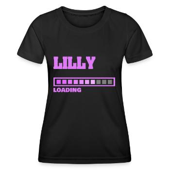 Lilly bébé - T-shirt sport Femme - noir - Devant - AI Model Female 172 light (172cm)