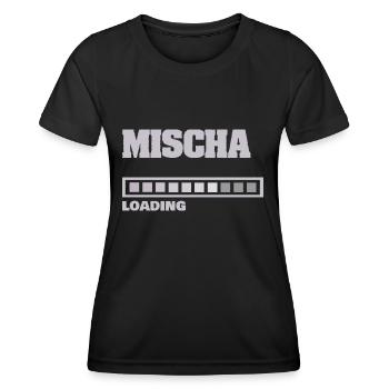 Mischa - T-shirt sport Femme - noir - Devant - AI Model Female 172 light (172cm)