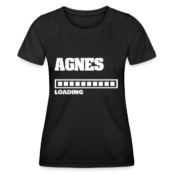 Baby Agnes - Frauen Funktions-T-Shirt - Schwarz - Vorne - AI Model Female 172 light (172cm)