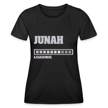 Bébé Junah - T-shirt sport Femme - noir - Devant - AI Model Female 172 light (172cm)