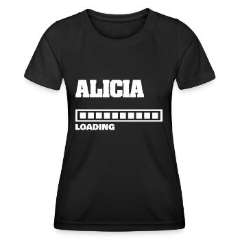 Baby Alicia - Frauen Funktions-T-Shirt - Schwarz - Vorne - AI Model Female 172 light (172cm)