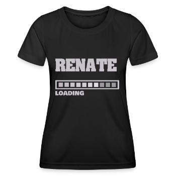 Bébé Renate - T-shirt sport Femme - noir - Devant - AI Model Female 172 light (172cm)