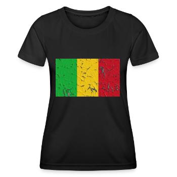 Mali - Frauen Funktions-T-Shirt - Schwarz - Vorne - AI Model Female 172 light (172cm)