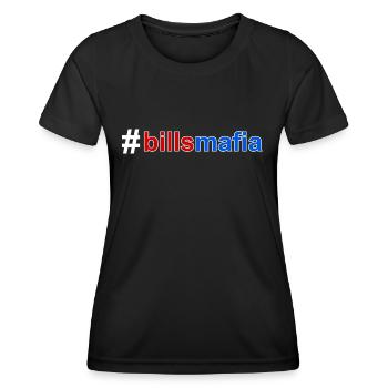 Mafia Hashtag Zitat - Frauen Funktions-T-Shirt - Schwarz - Vorne - AI Model Female 172 light (172cm)