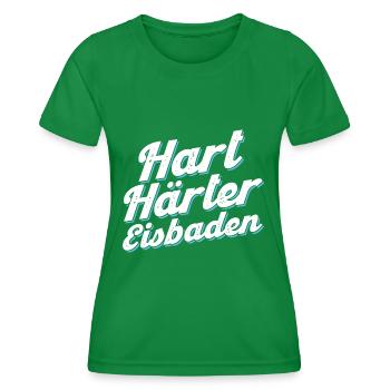 Eisbader Eisschwimmen Eisbaden - Frauen Funktions-T-Shirt - Kelly Green - Vorne - AI Model Female 172 dark (172cm)