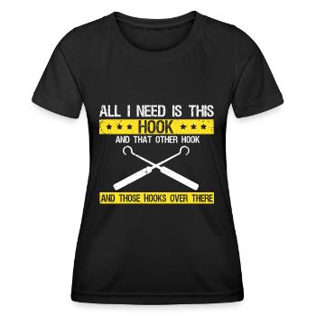 Serrure Serrure serrurerie de service serrurier - T-shirt sport Femme - noir - Devant - AI Model Female 172 light (172cm)