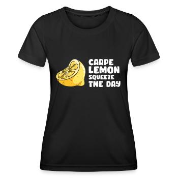 Limonade Limonade Limonade Limonade Stand Design - T-shirt sport Femme - noir - Devant - AI Model Female 172 light (172cm)
