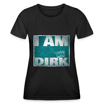 Dague - T-shirt sport Femme - noir - Devant - AI Model Female 172 light (172cm)