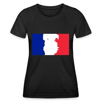 Neukaledonien - Frauen Funktions-T-Shirt - Schwarz - Vorne - AI Model Female 172 light (172cm)