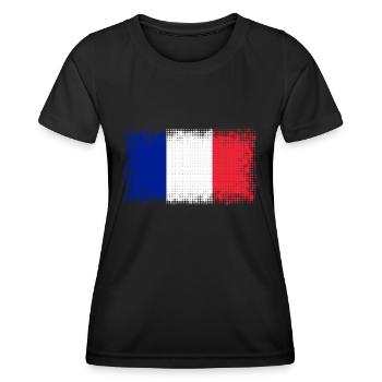 Martinique - T-shirt sport Femme - noir - Devant - AI Model Female 172 light (172cm)