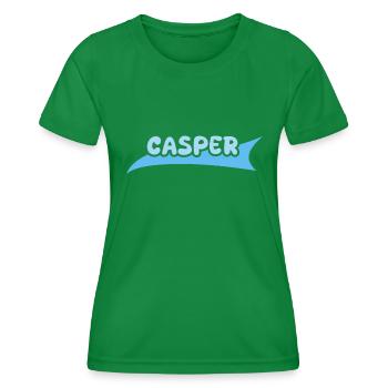 Vorname Casper - Frauen Funktions-T-Shirt - Kelly Green - Vorne - AI Model Female 172 dark (172cm)