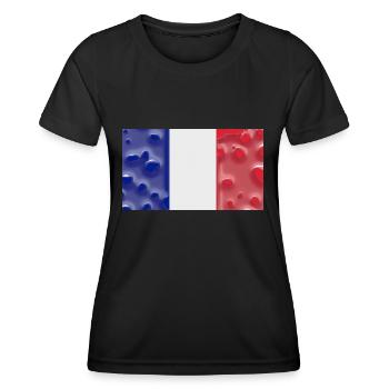 Nouvelle-Calédonie comme Nouvelle-Calédonie - T-shirt sport Femme - noir - Devant - AI Model Female 172 light (172cm)