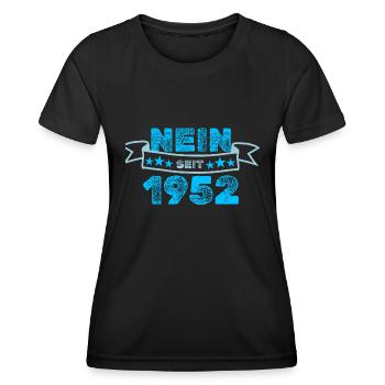 Dagegen 1952 - Frauen Funktions-T-Shirt - Schwarz - Vorne - AI Model Female 172 light (172cm)