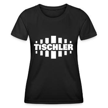 Tischler als Beruf - Frauen Funktions-T-Shirt - Schwarz - Vorne - AI Model Female 172 light (172cm)