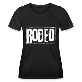 RODEO - T-shirt sport Femme - noir - Devant - AI Model Female 172 light (172cm)