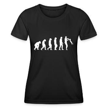 Vatertag Daddy Kind Dad Familie Papa Tochter - Frauen Funktions-T-Shirt - Schwarz - Vorne - AI Model Female 172 light (172cm)