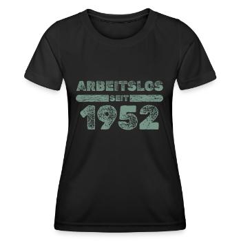 seit 1952 - Frauen Funktions-T-Shirt - Schwarz - Vorne - AI Model Female 172 light (172cm)