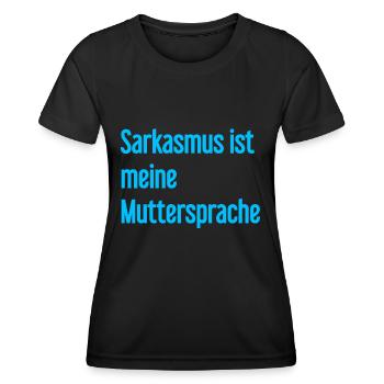Sarcasm Pro - Women's Functional T-Shirt - black - Front - AI Model Female 172 light (172cm)