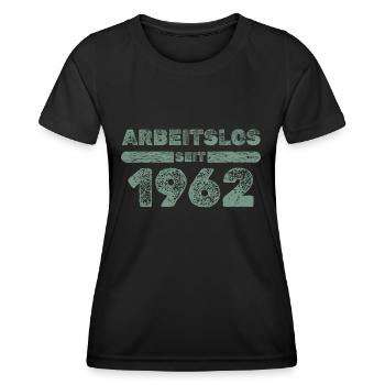 1962 - Women's Functional T-Shirt - black - Front - AI Model Female 172 light (172cm)