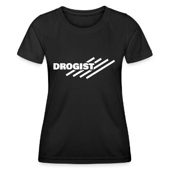 Chimiste - T-shirt sport Femme - noir - Devant - AI Model Female 172 light (172cm)