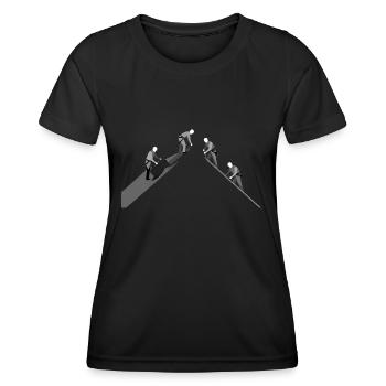 roofing roofing - Women's Functional T-Shirt - black - Front - AI Model Female 172 light (172cm)