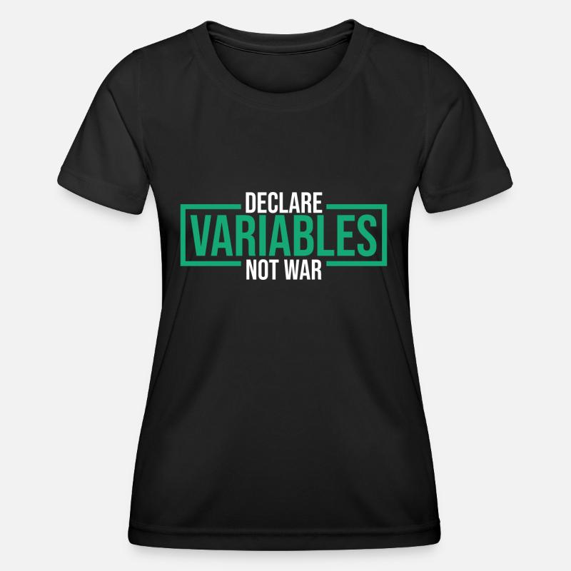 Java Developer - Women's Functional T-Shirt - black