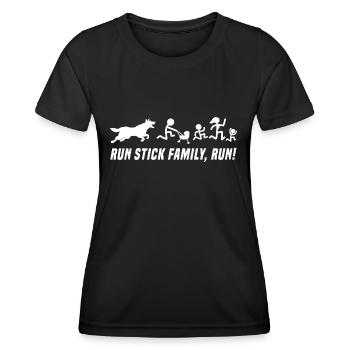 Malinois Belgian Shepherd Mechelaar Dog - Women's Functional T-Shirt - black - Front - AI Model Female 172 light (172cm)