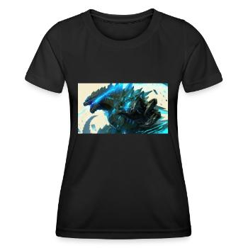 Gozzila - Women's Functional T-Shirt - black - Front - AI Model Female 172 light (172cm)